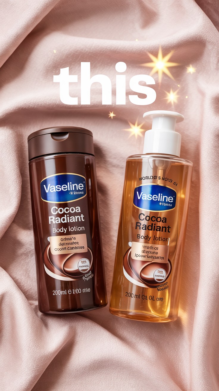 Vaseline Cocoa Radiant Body Lotion & Oil for Glowing Skin