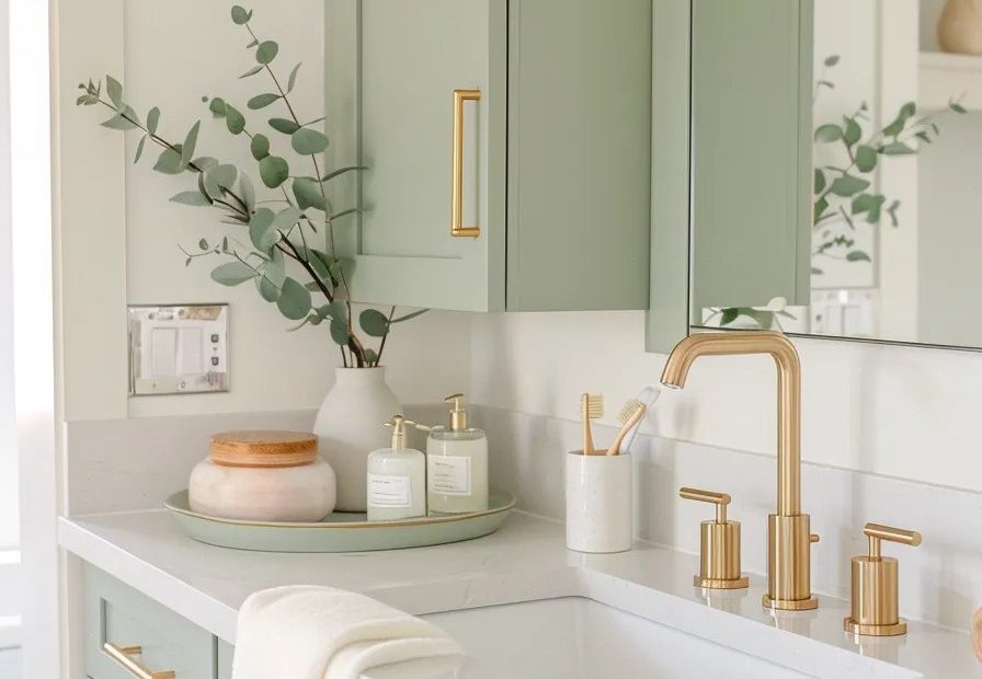 Sage Green Small Bathroom Ideas | Spa-Like Retreat for Tiny Spaces | Quiet Minimal