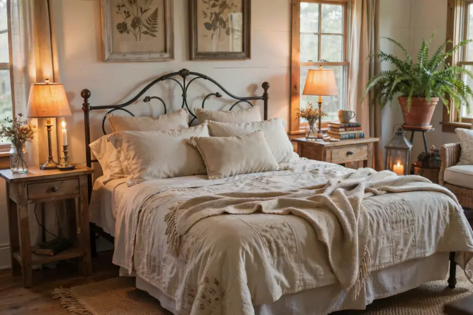 Belgian Linen Pillow Cover | Cozy Cottage Style | Soft Neutral Throw Pillow for Farmhouse Living Room