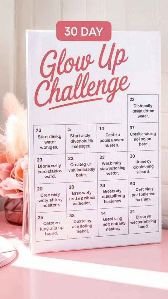 30 Day Glow Up Challenge: Complete Skincare Routine for Radiant Skin