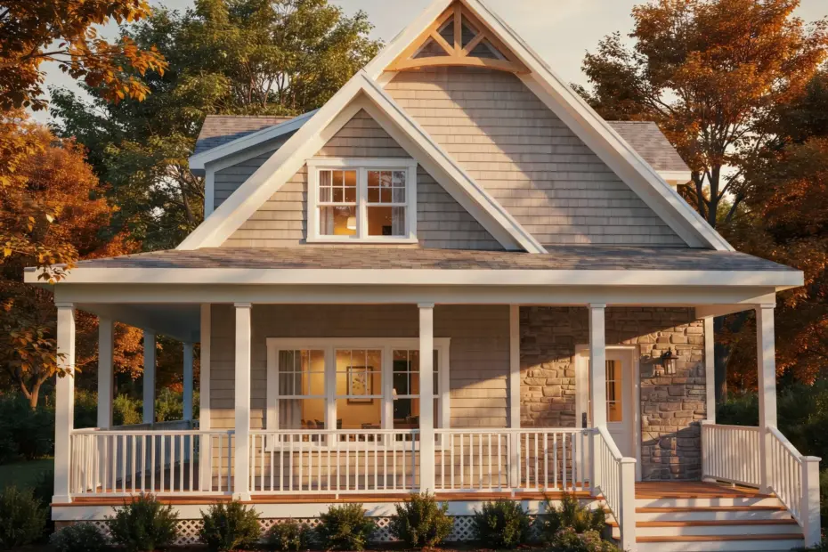 Cozy Country Cottage House Plan | Sophisticated Design with Modern Amenities