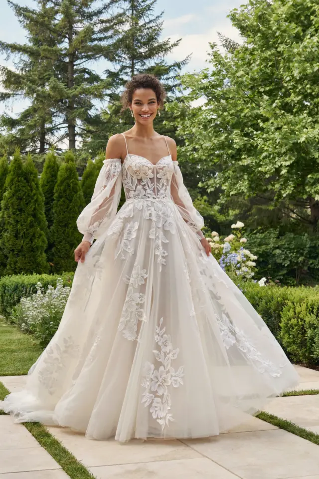 Morilee Primrose Wedding Dress | Cottagecore Lace Gown for Romantic Brides