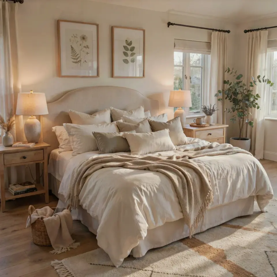 Before & After: How a Belgian Linen Pillow Cover Gave My Cottage Living Room Instant Charm