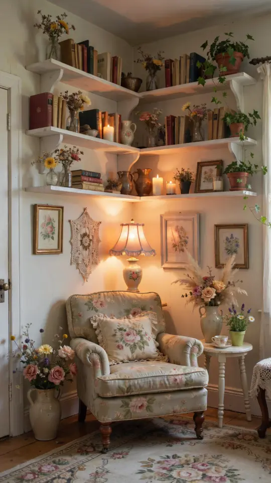Cottage Decor Ideas | Cozy Vintage Living Room Inspirations